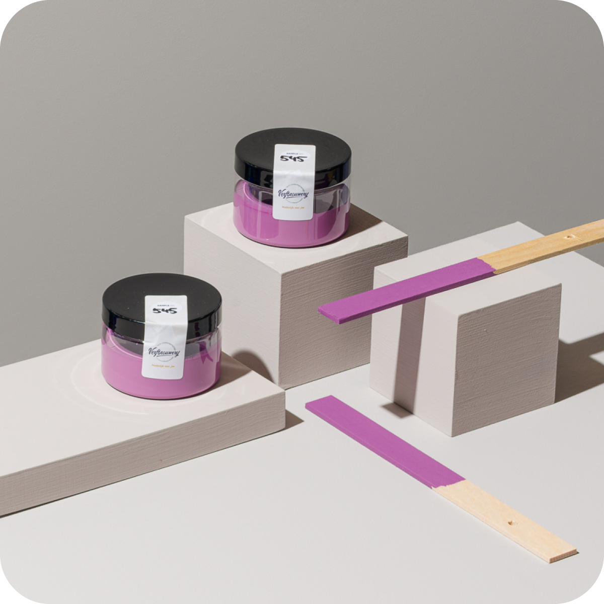 Kleurstaal 545 Wilde Bloem