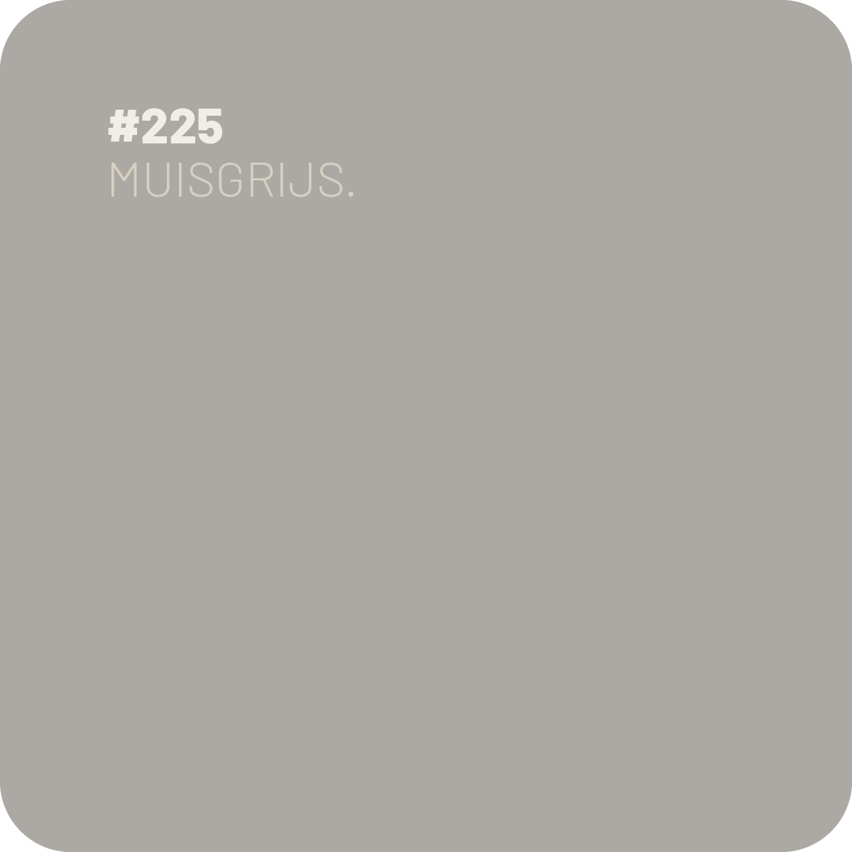 Muurverf Buiten Mat 225 Muisgrijs