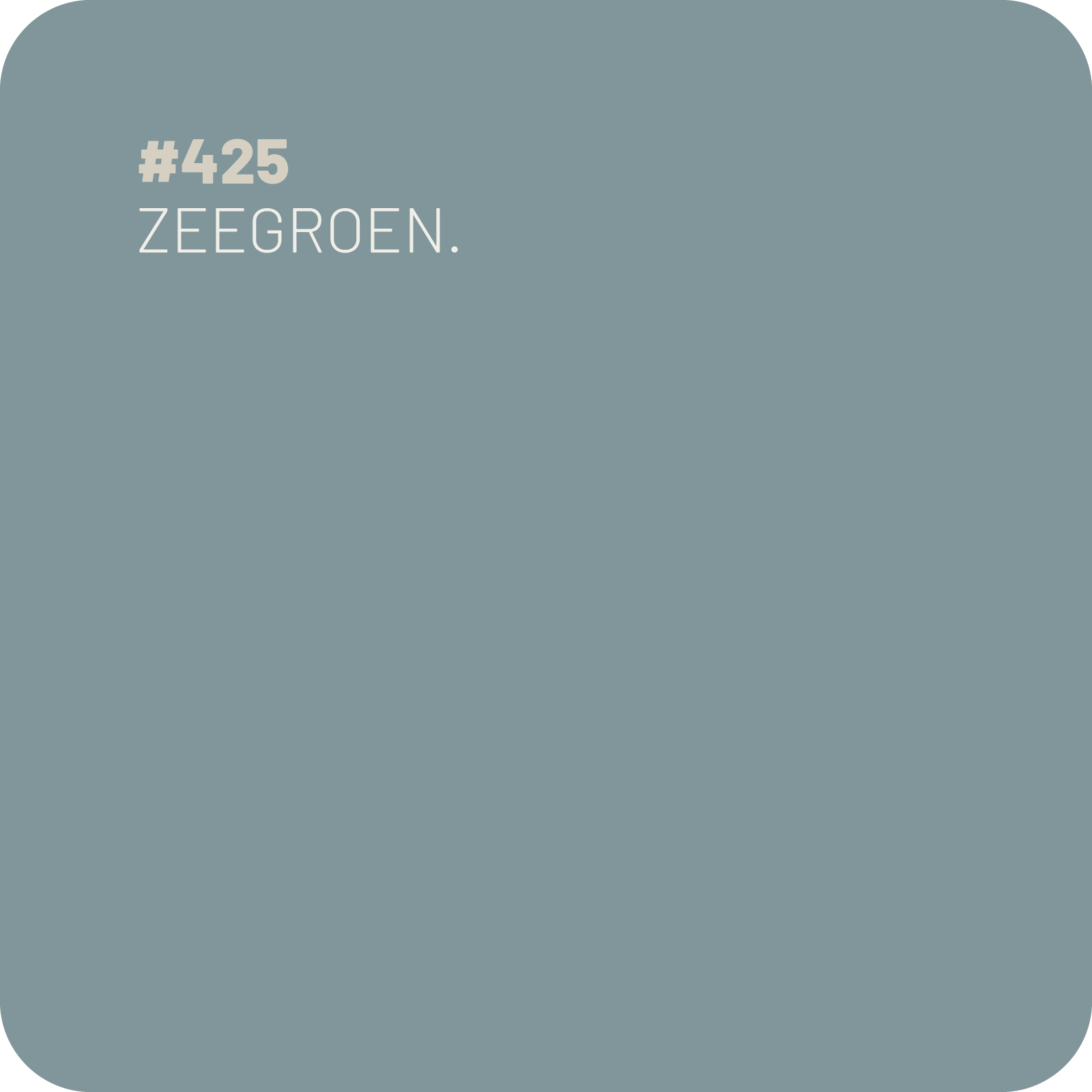 Muurverf Gewoon Goed Mat 425 Zeegroen