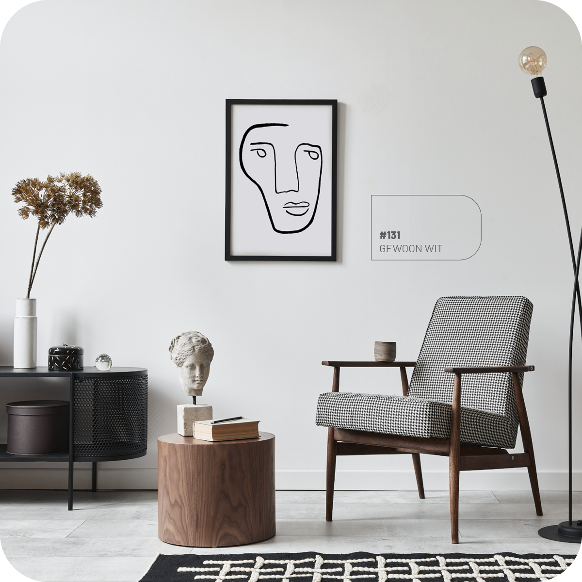 Muurverf Buiten Mat 131 Gewoon Wit