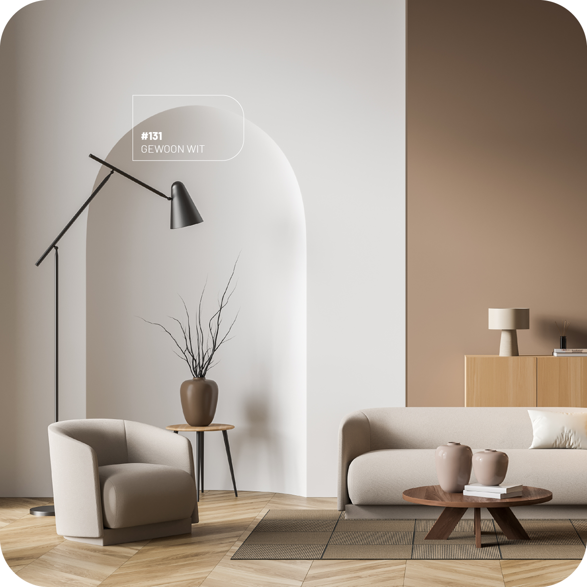 Muurverf Buiten Mat 131 Gewoon Wit