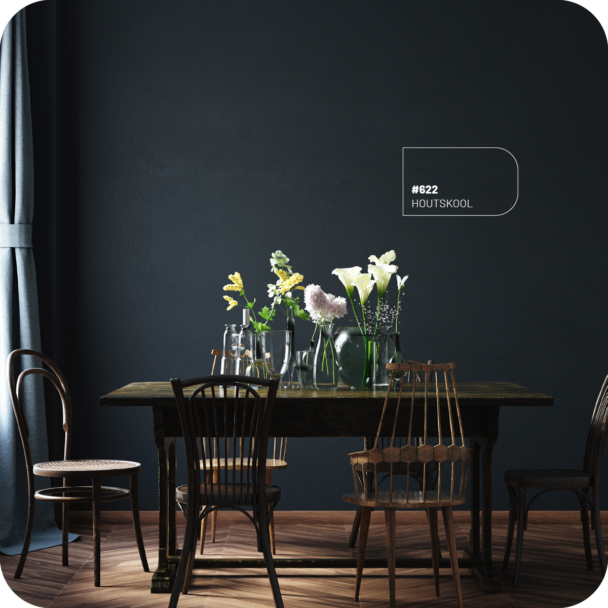 Muurverf Gewoon Goed Mat 622 Houtskool