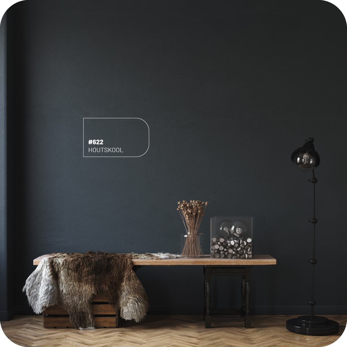 Muurverf Gewoon Goed Mat 622 Houtskool