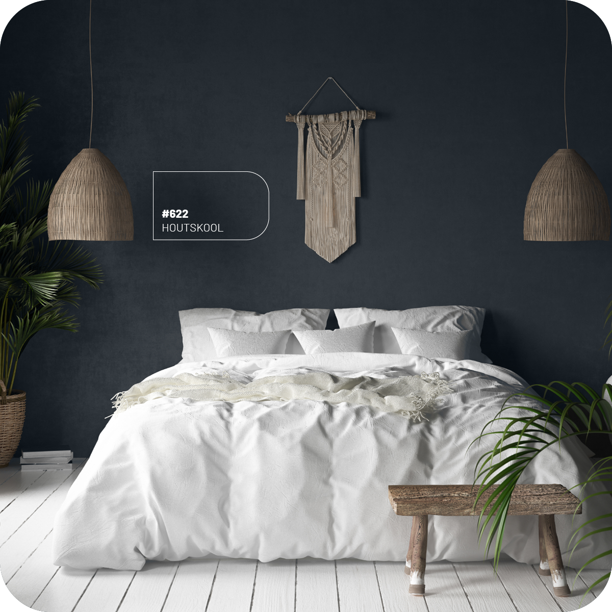 Muurverf Gewoon Goed Mat 622 Houtskool