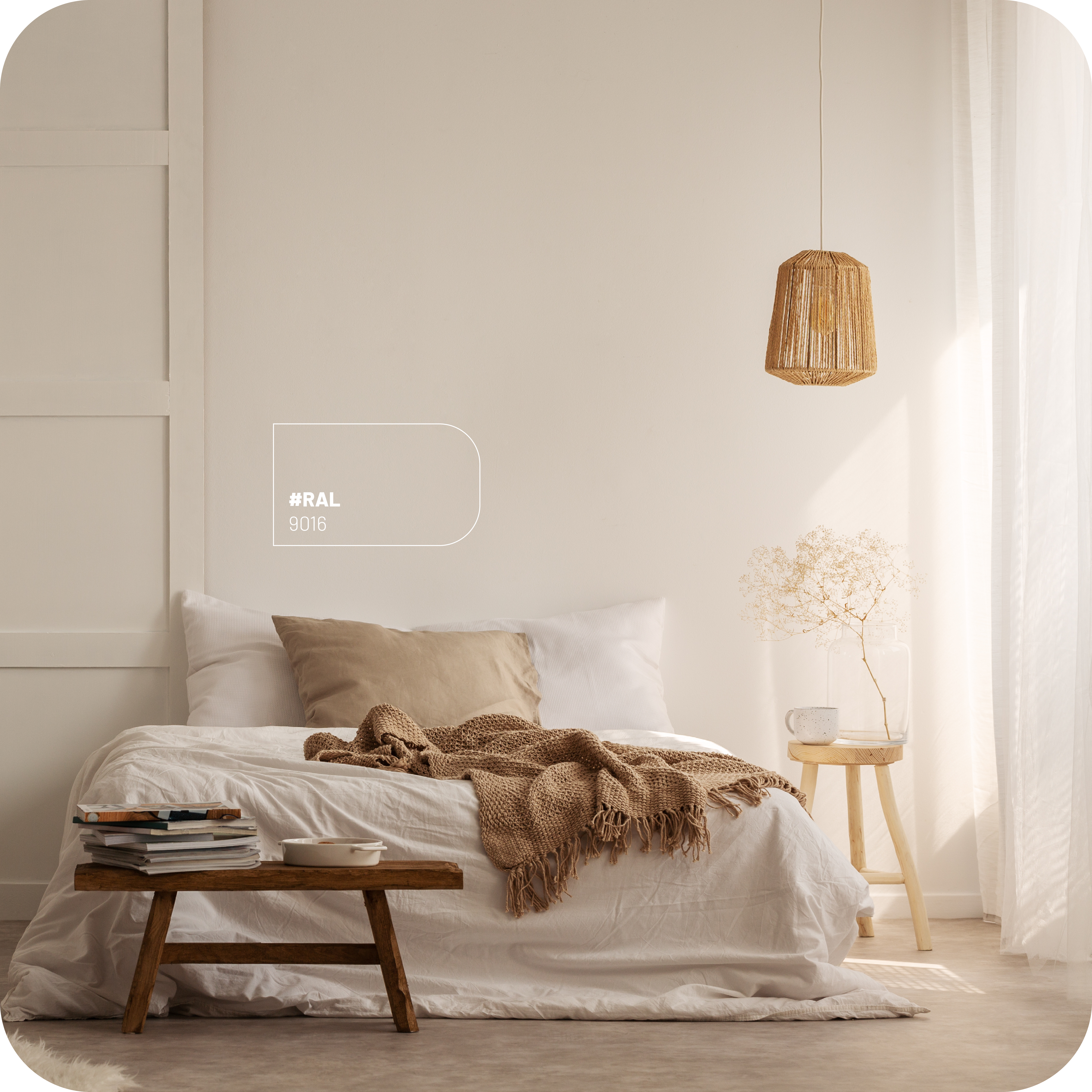 Muurverf Buiten Mat RAL9016