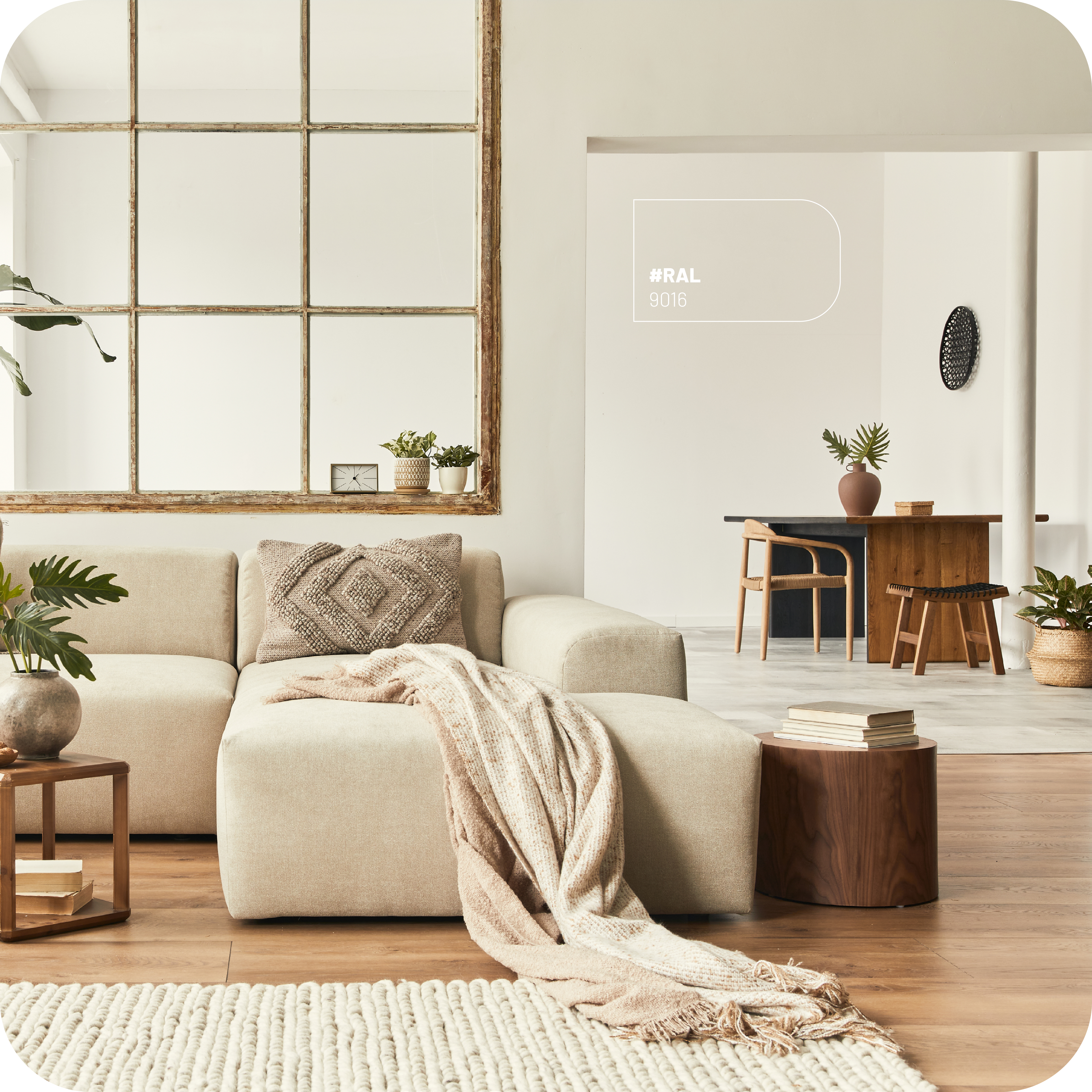 Muurverf Buiten Mat RAL9016