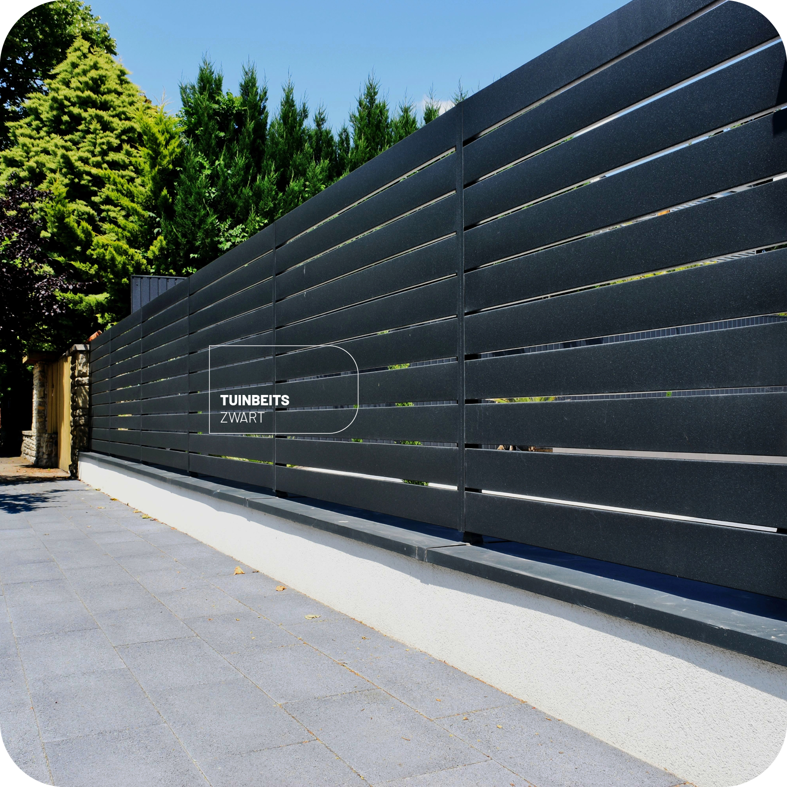 Aqua Tuinbeits Mat Zwart