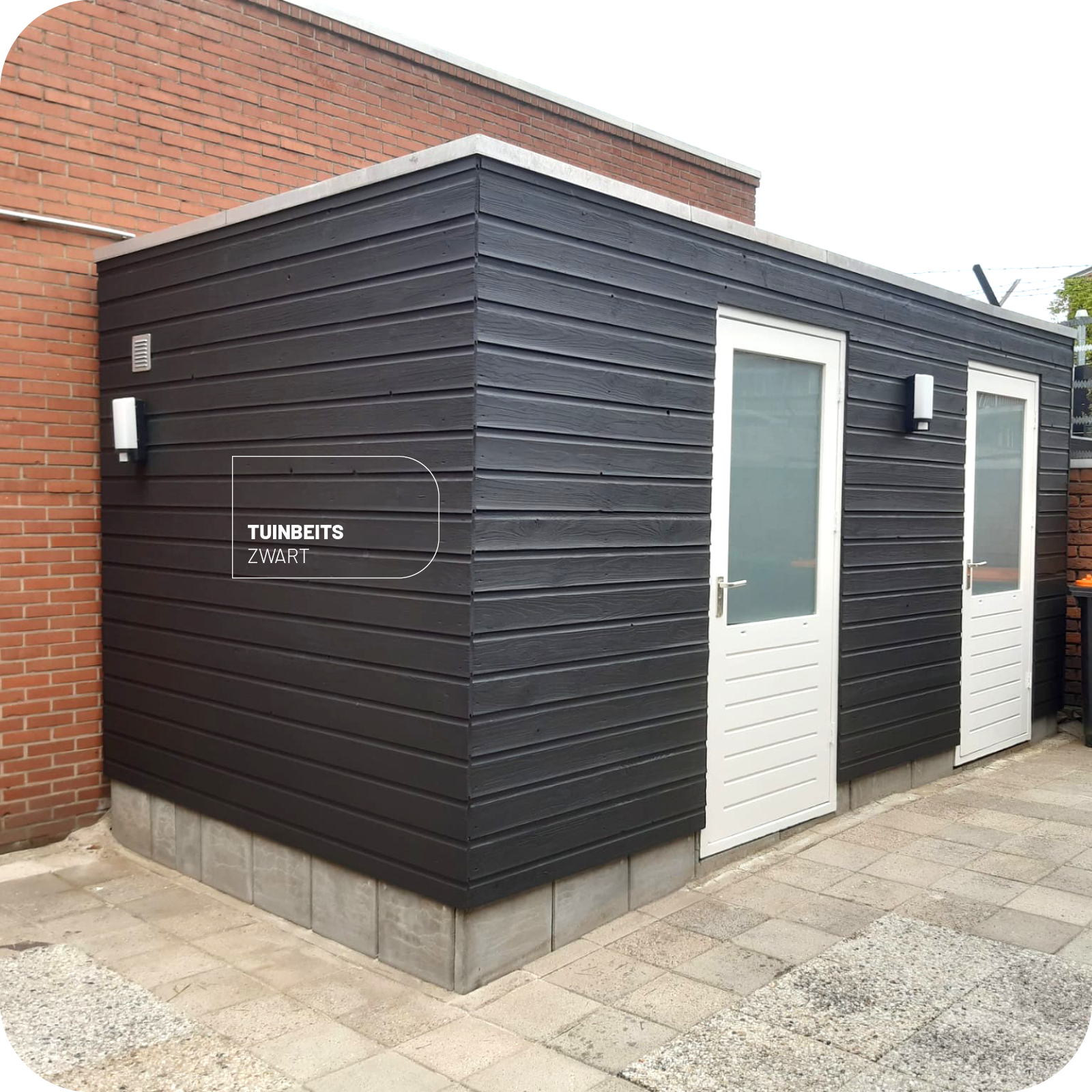 Aqua Tuinbeits Mat Zwart